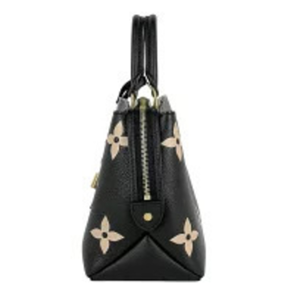 Louis Vuitton Monogram Palais Handbag Black Noir Beige Empreinte